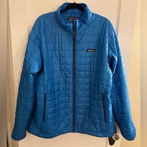 Patagonia Men’s Light Blue Nano Puff - Size XXL